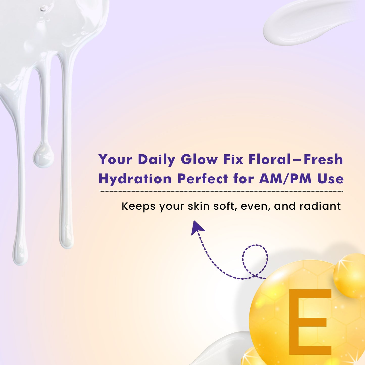 Hyaluron Vitamin E Milk Protein Body Lotion Shining Floral