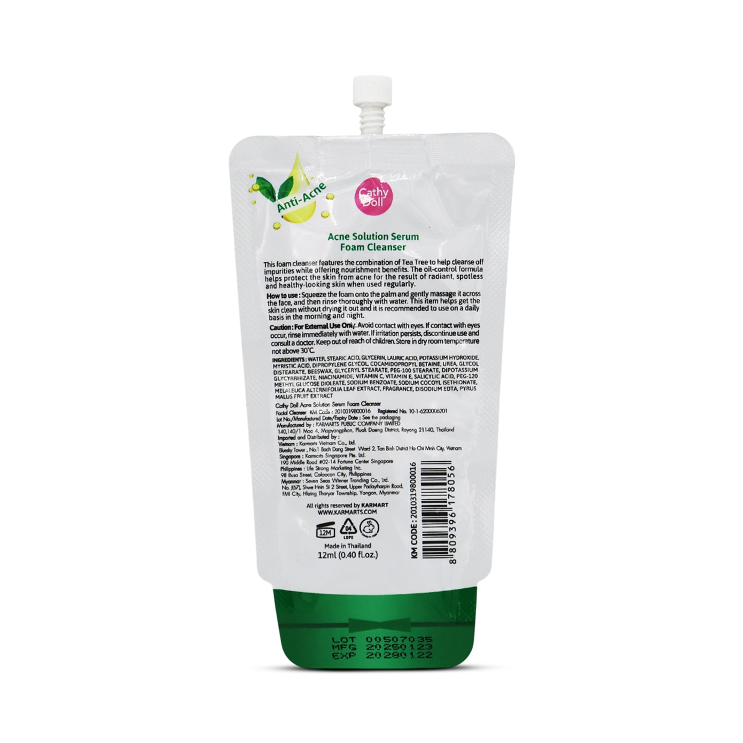 Acne Solution Serum Foam Cleanser