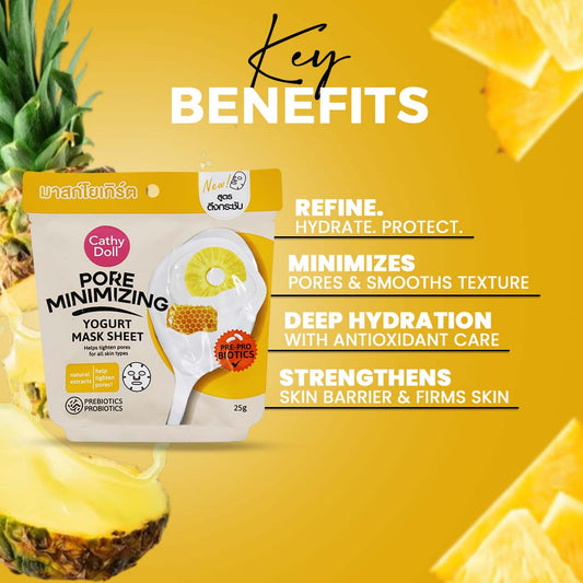Pore Minimizing Yogurt Mask Sheet