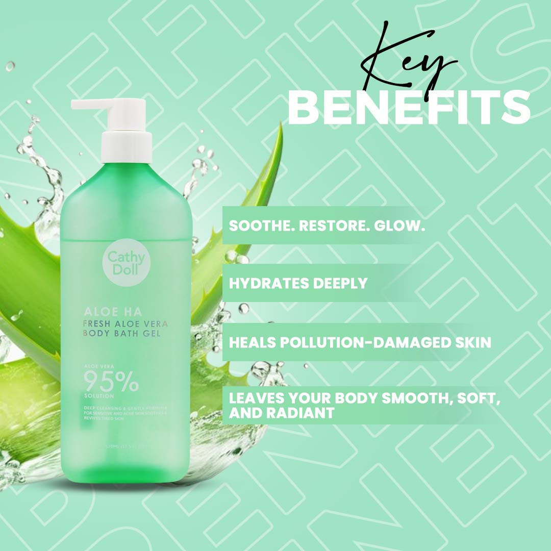 Fresh Aloe Vera Body Bath Gel