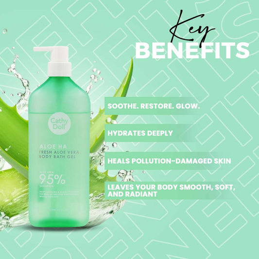 Fresh Aloe Vera Body Bath Gel