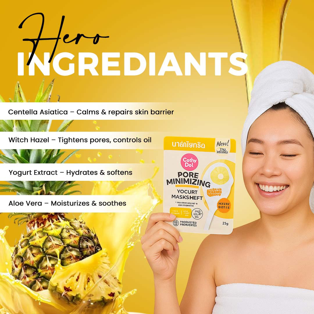 Pore Minimizing Yogurt Mask Sheet