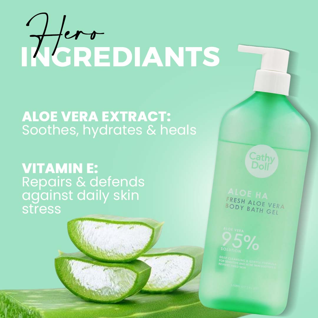 Fresh Aloe Vera Body Bath Gel