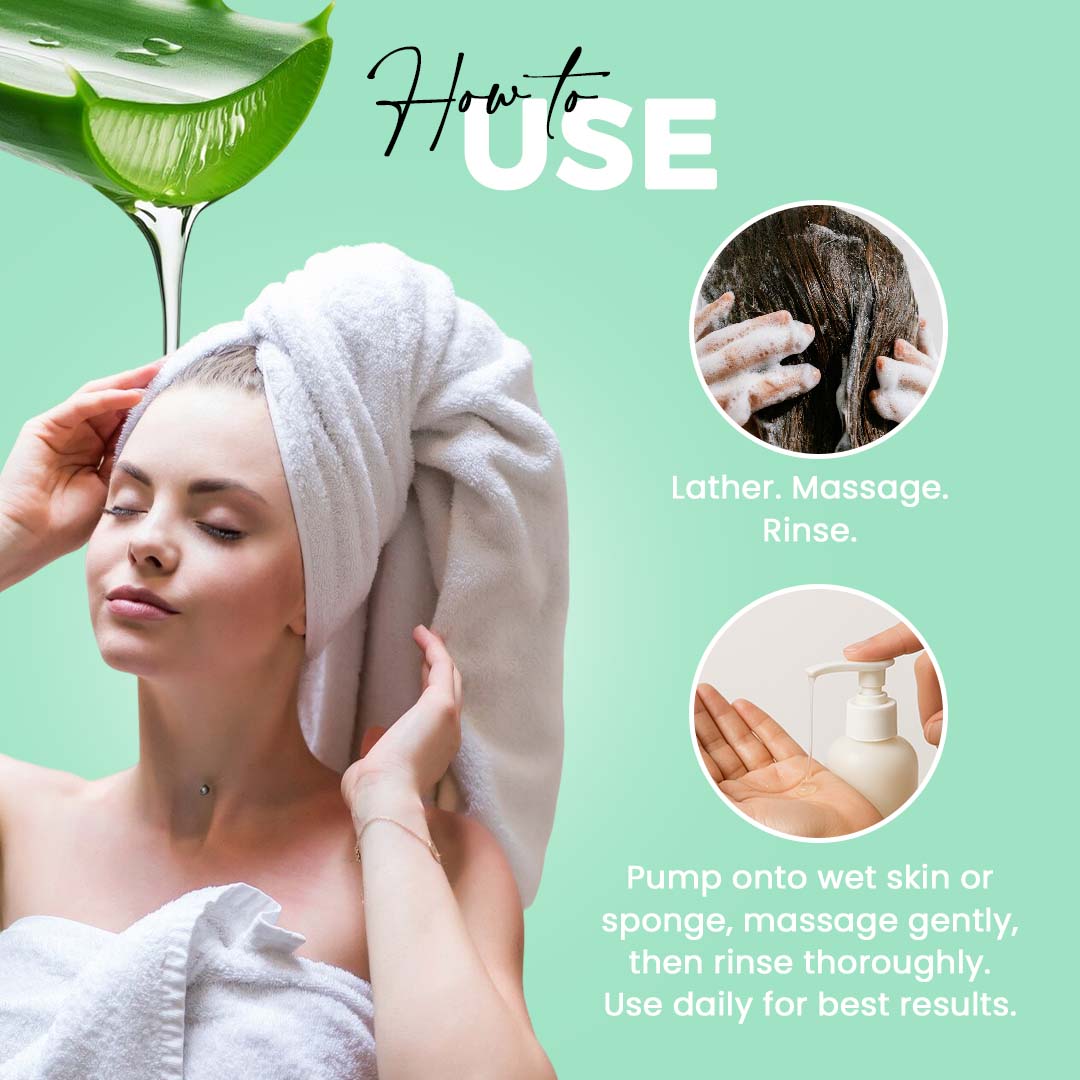 Fresh Aloe Vera Body Bath Gel