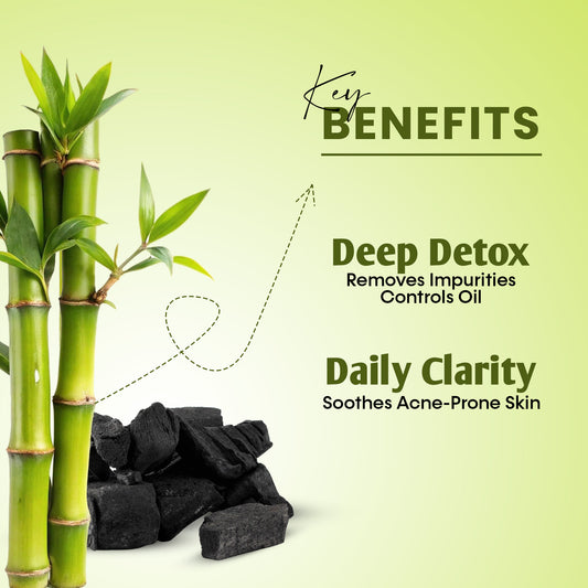 Bamboo Charcoal Anti Acne + Oil Control Body Bath Gel