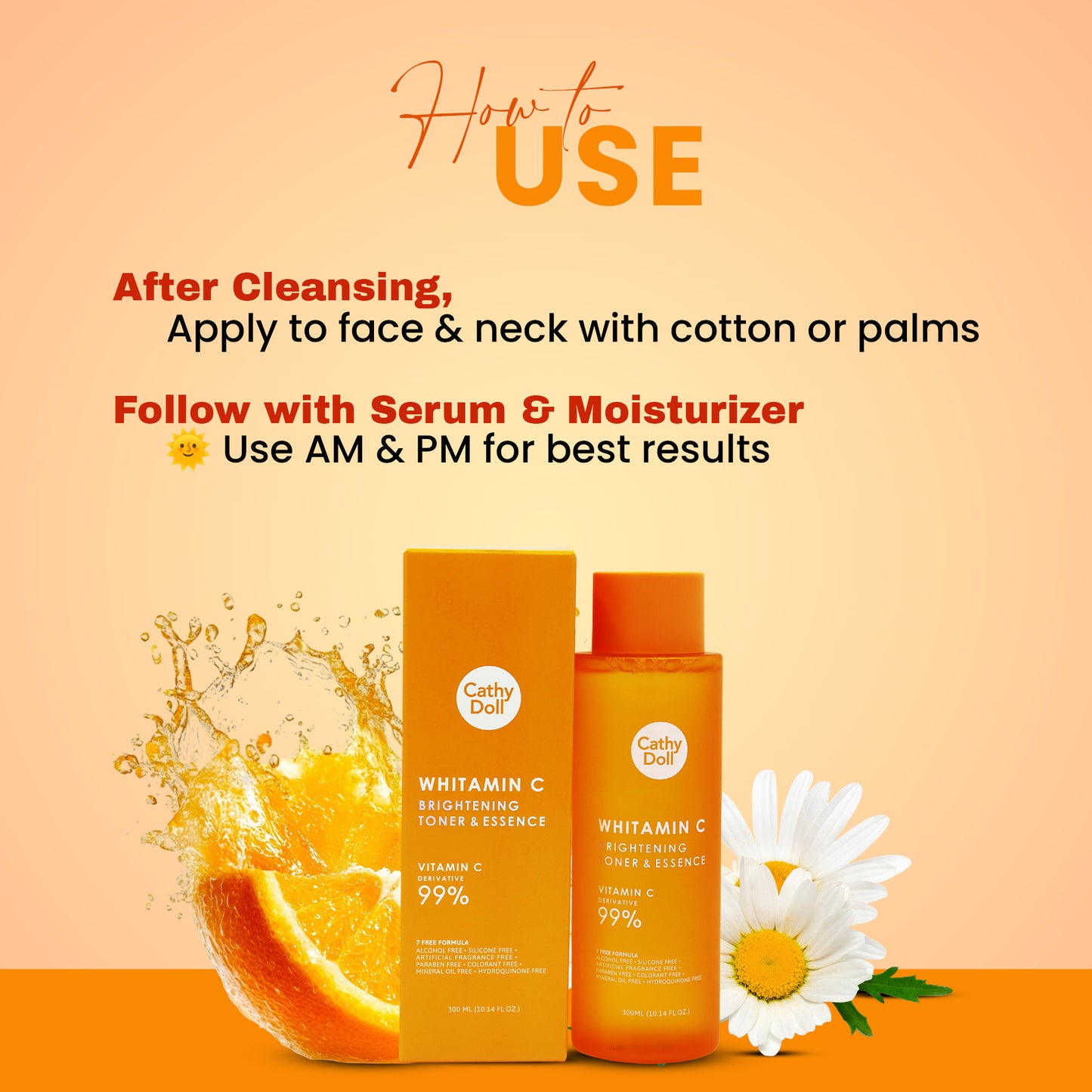 Whitamin C Brightening Toner & Essence
