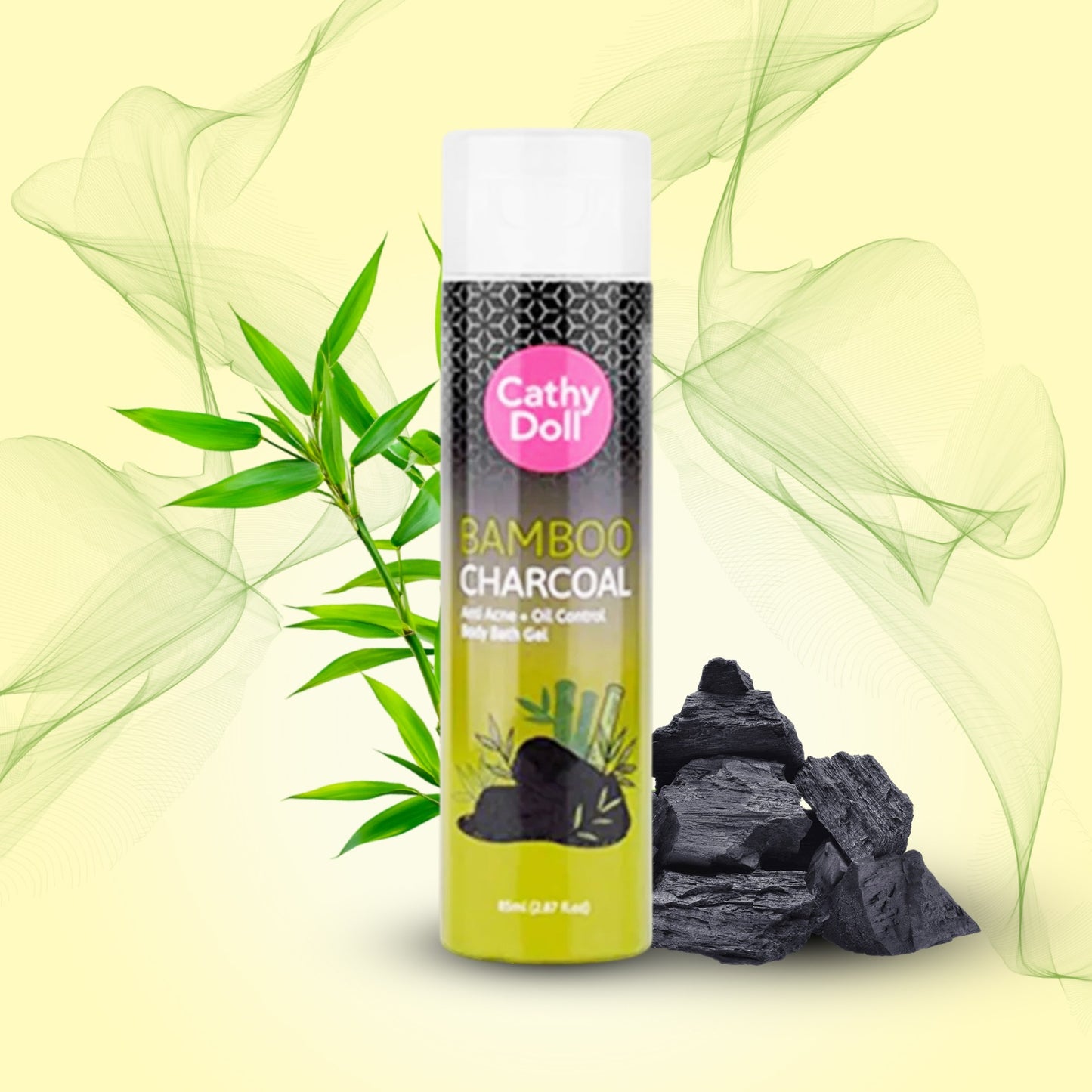 Bamboo Charcoal Anti Acne + Oil Control Body Bath Gel