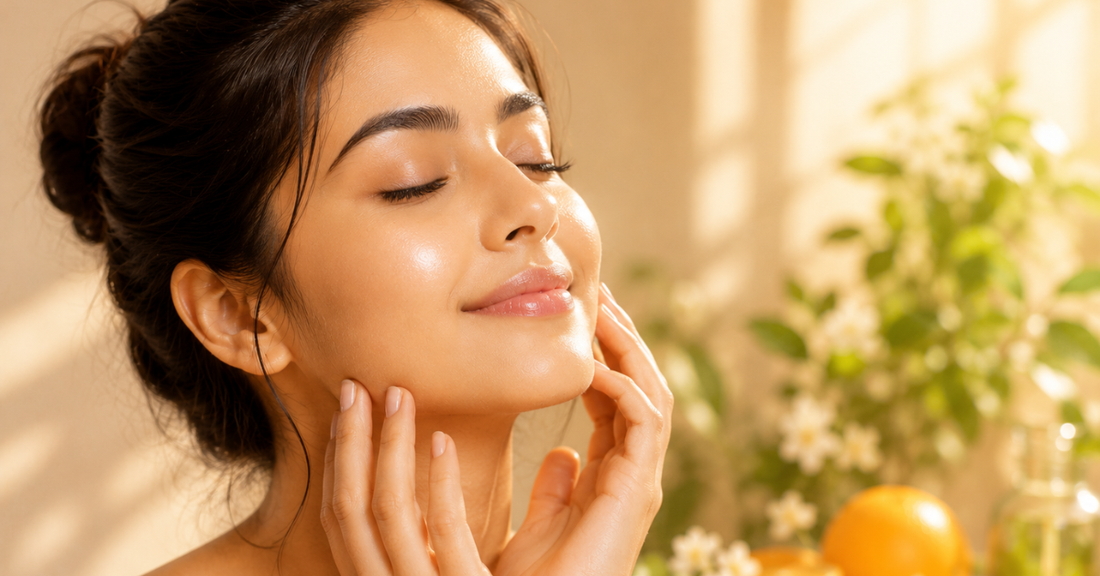 Face Serum for Glowing Skin with Vitamin C