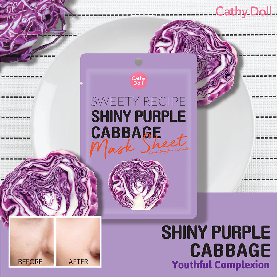 Shiny Purple Cabbage Mask