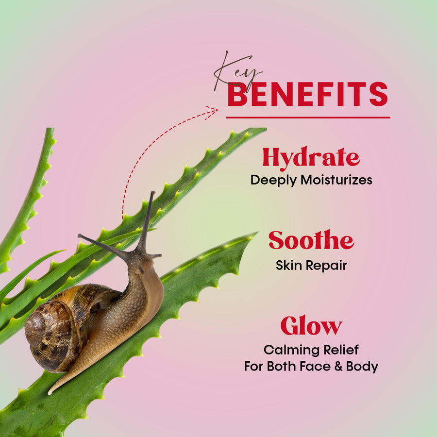 99% Aloe Vera & Snail Serum Soothing Gel