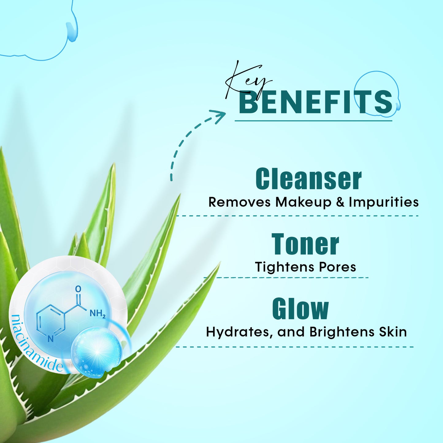Make Up Remover Toner Serum Foam Cleanser