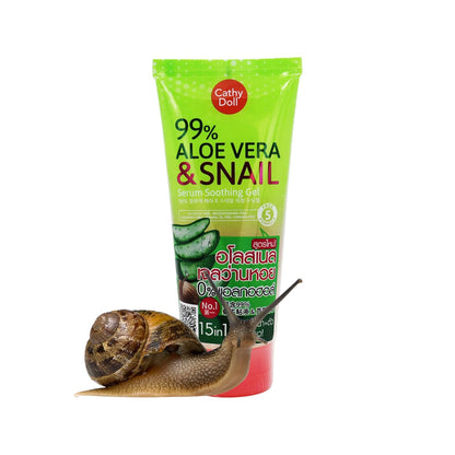 99% Aloe Vera & Snail Serum Soothing Gel