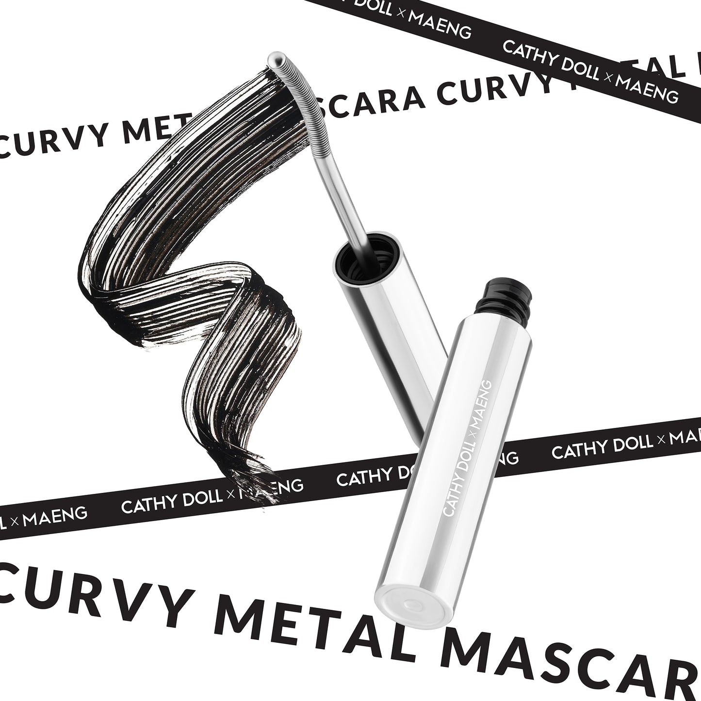 Curvy Metal Mascara Cathy Doll x Maeng