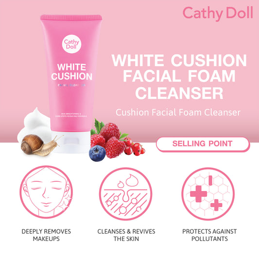 Bright White Cushion Facial Foam Cleanser