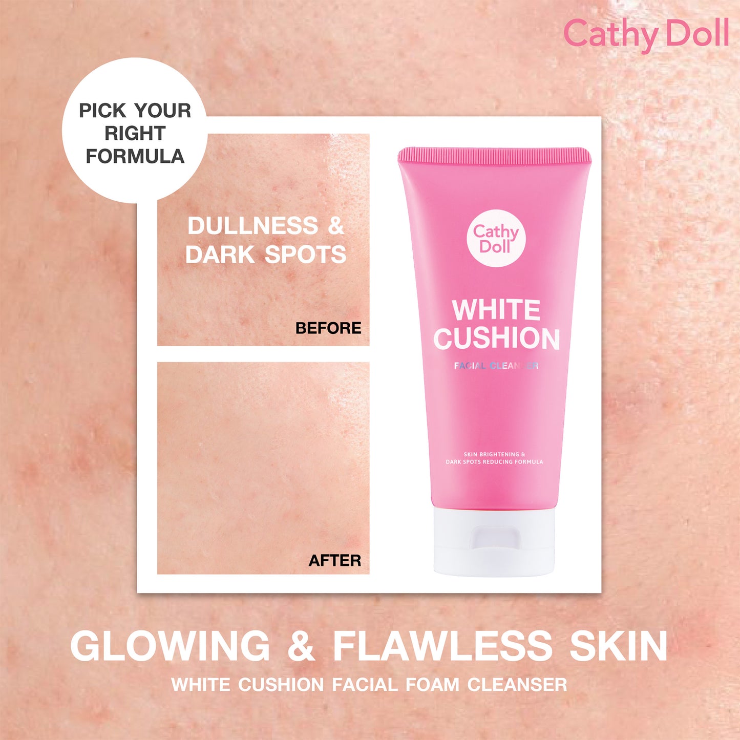 Bright White Cushion Facial Foam Cleanser