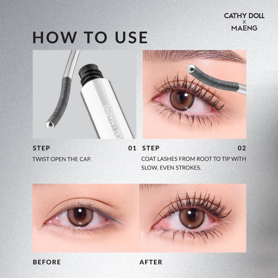 Curvy Metal Mascara Cathy Doll x Maeng