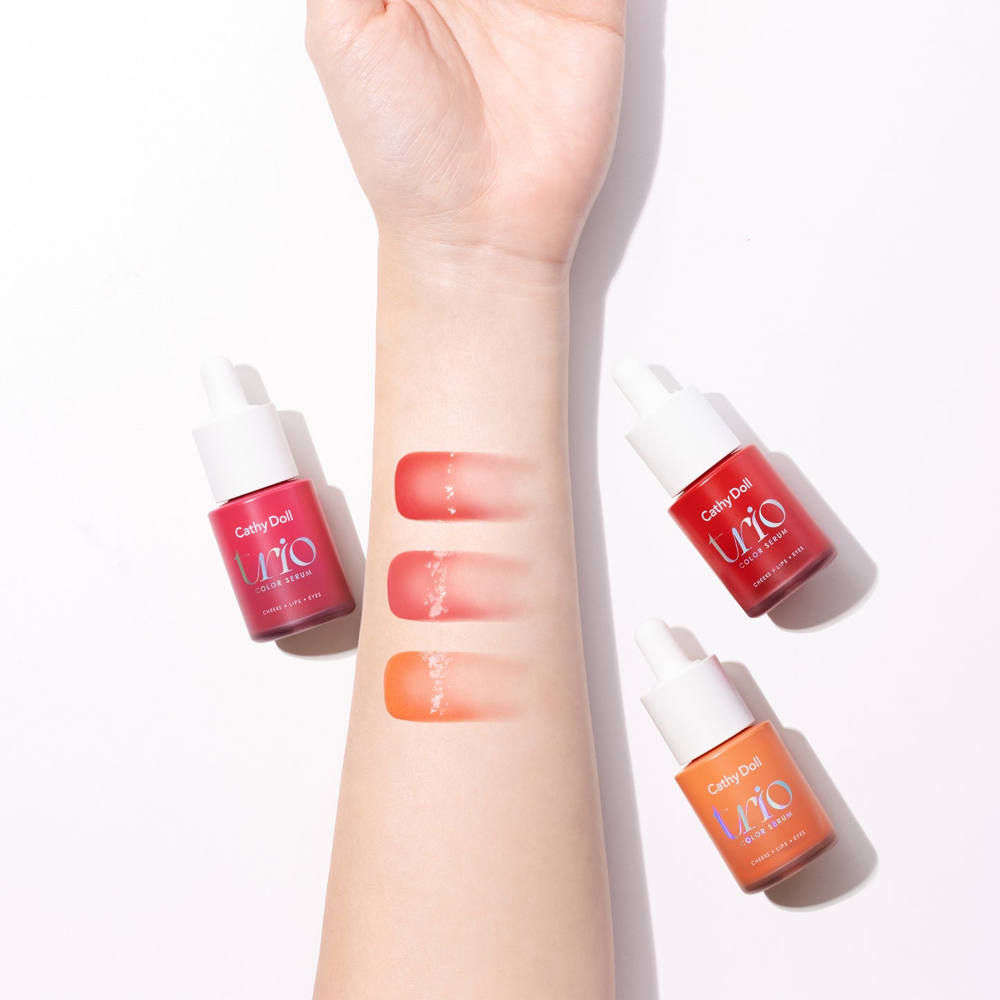 Trio Color Serum | Multi-Use Cheek, Lip & Eye Tint