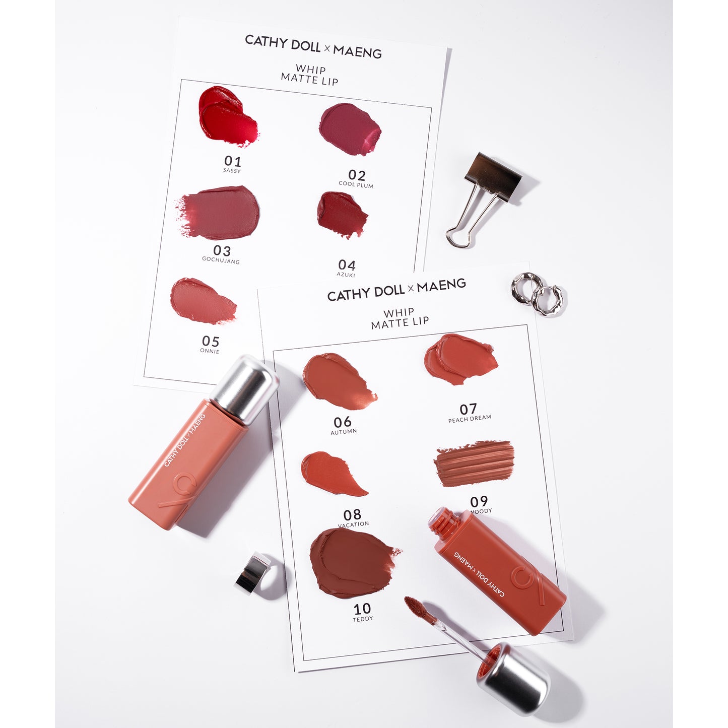 Whip Matte Lip Lipstick Cathy Doll x Maeng