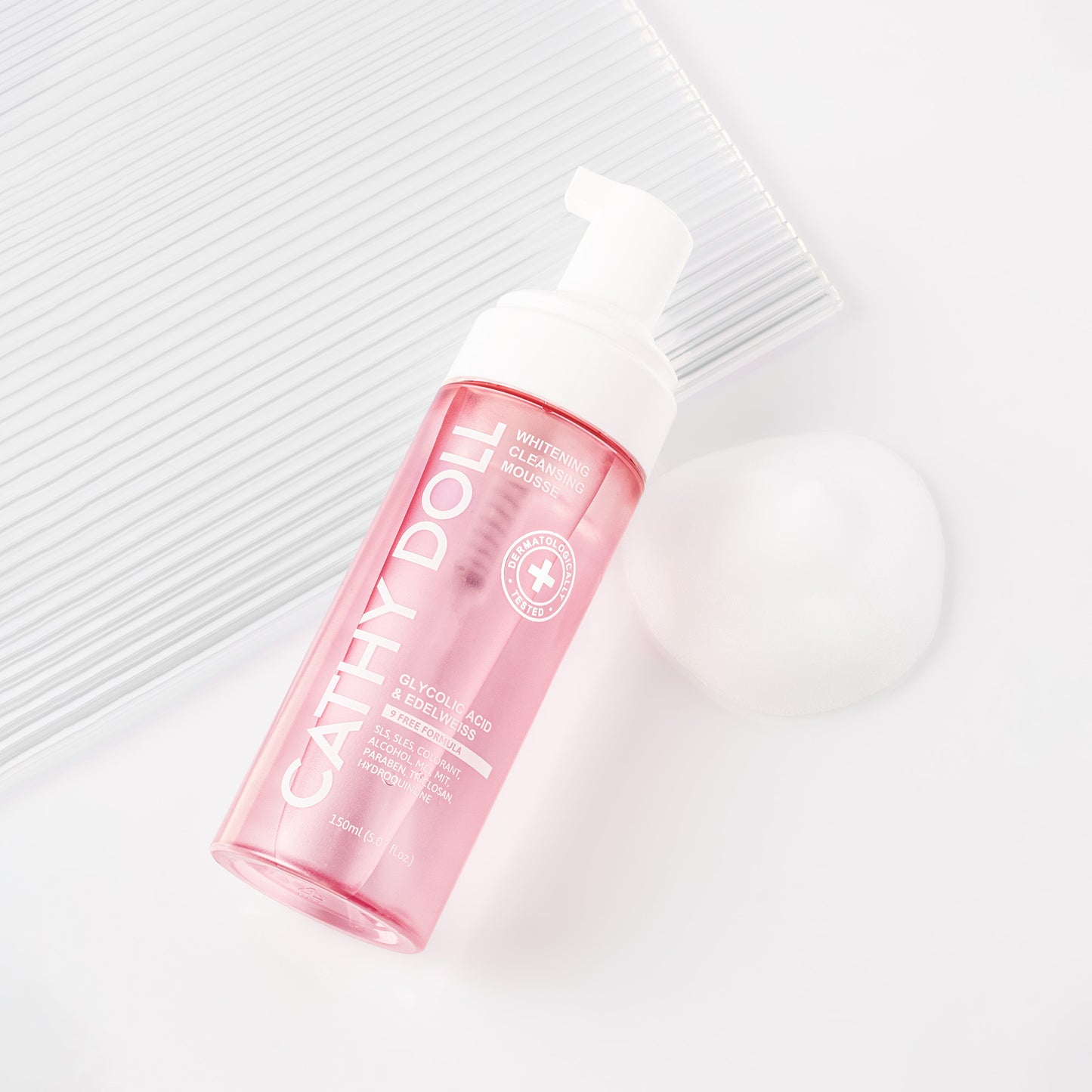 Whitening Cleansing Mousse (Glycolic Acid & Edelweiss)