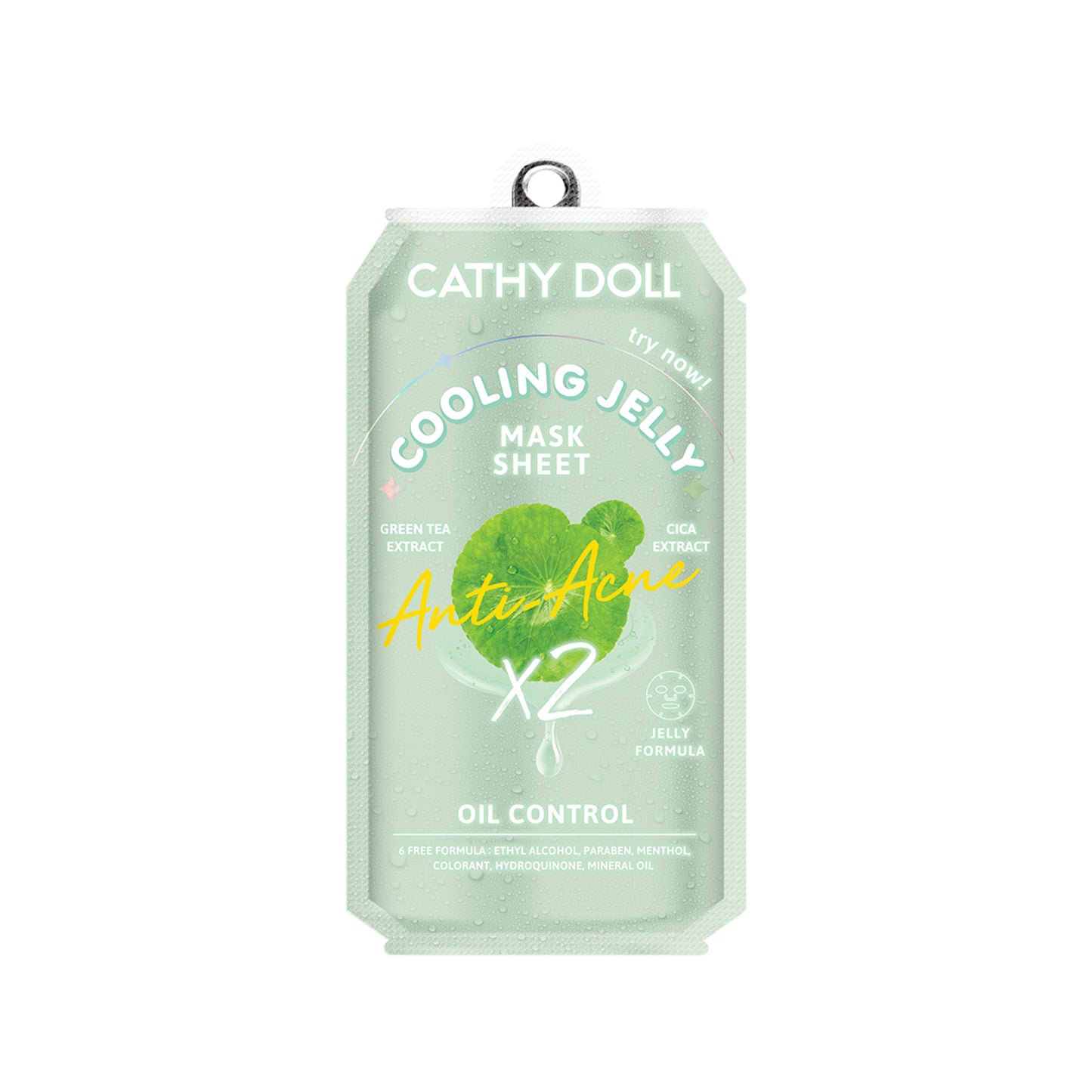 Cooling Jelly Mask Sheet – Anti Acne X2 (Oil Control & Pore Care)