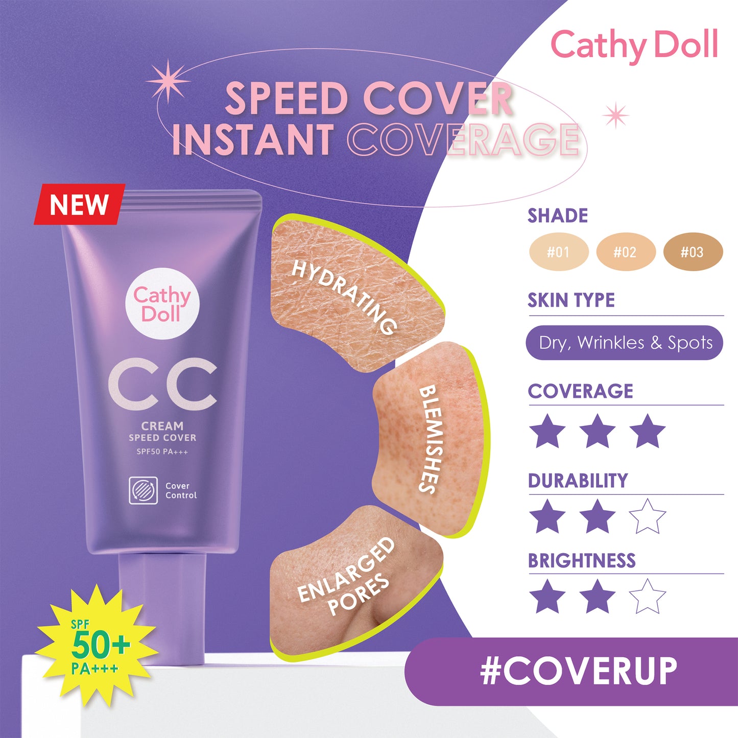 CC Cream Speed Cover SPF50 PA+++
