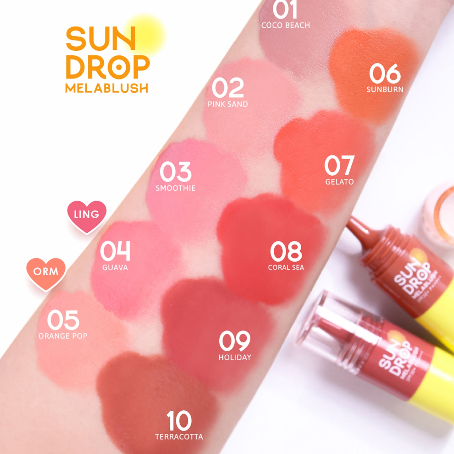 Sundrop Melablush SPF50+ PA++++ – Liquid Blush + Sunscreen