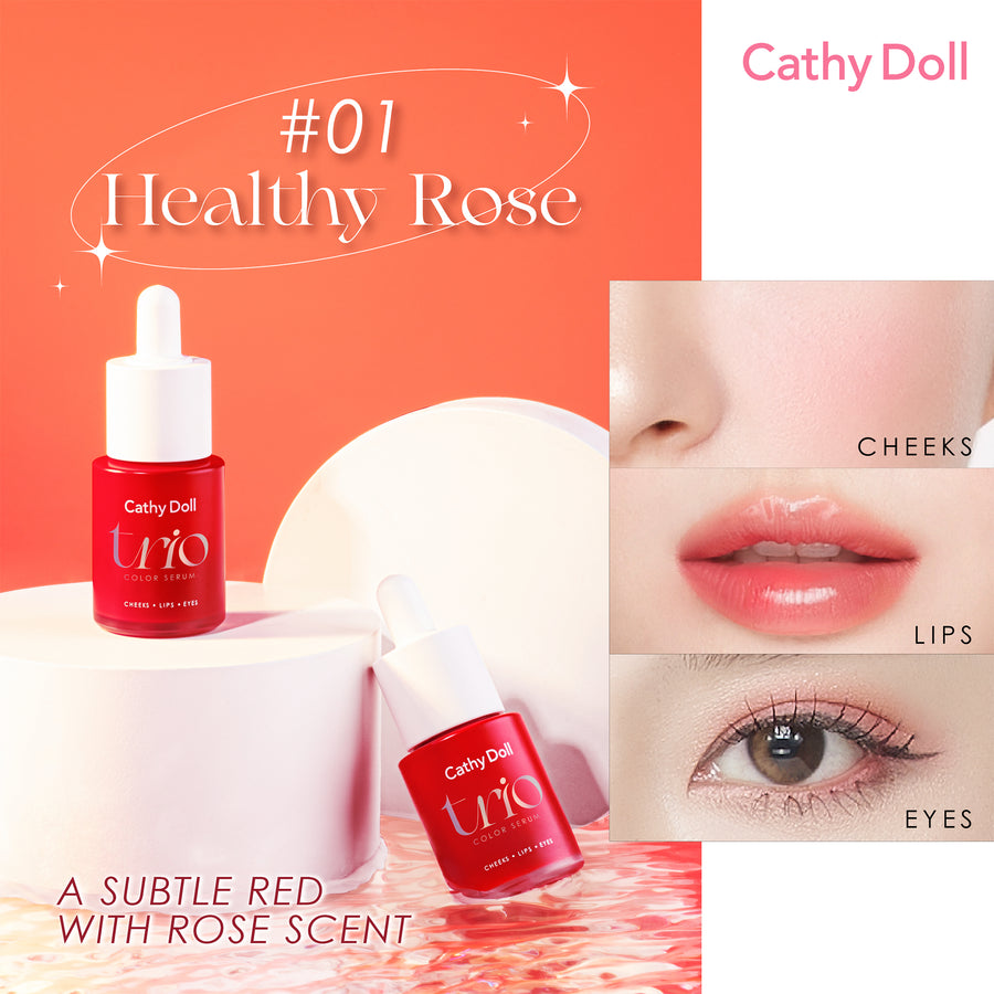 Trio Color Serum | Multi-Use Cheek, Lip & Eye Tint