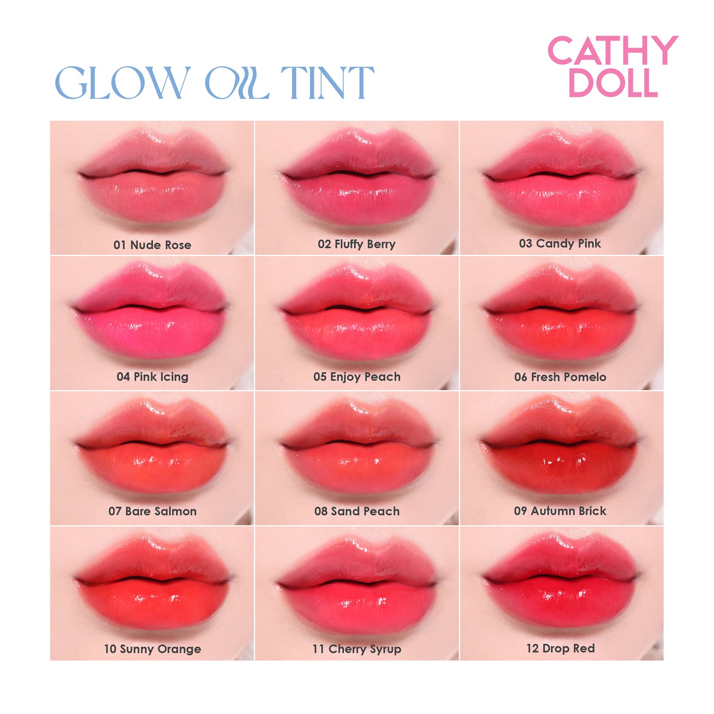 Glow Oil Tint – Hydrating Glossy Lip Oil