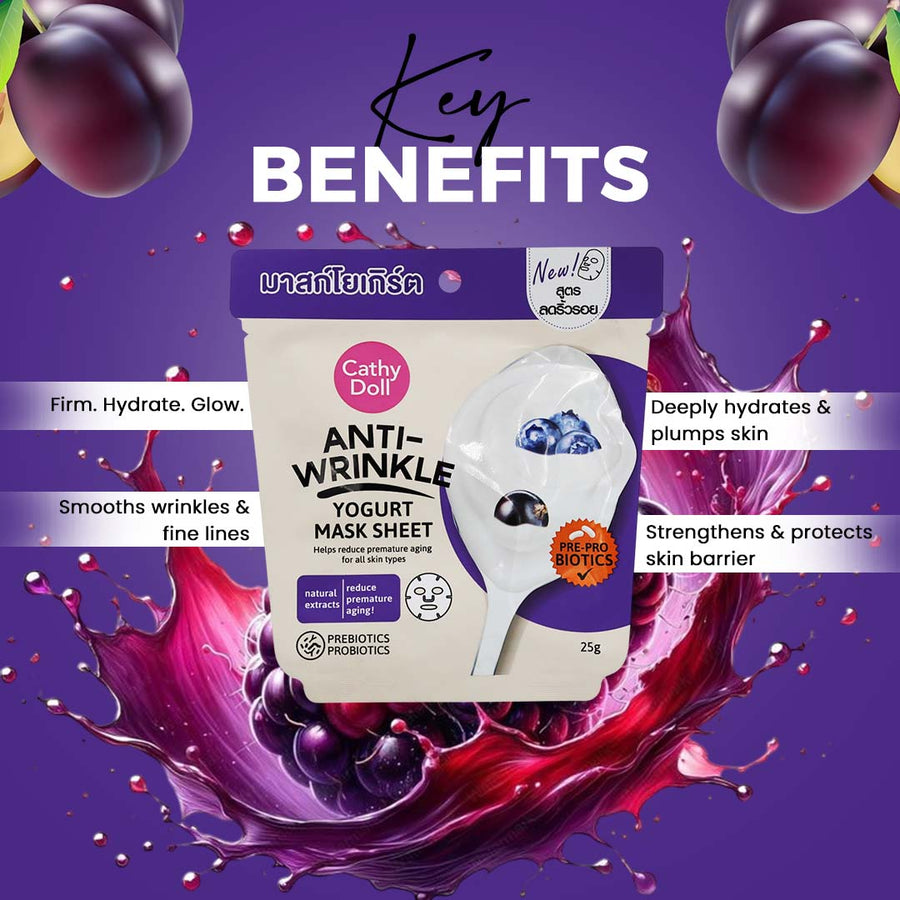 Anti-Wrinkle Yogurt Mask Sheet