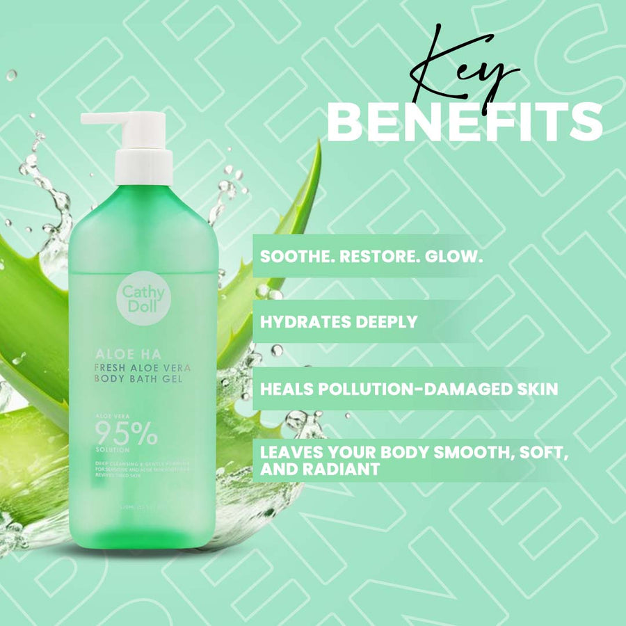 Fresh Aloe Vera Body Bath Gel