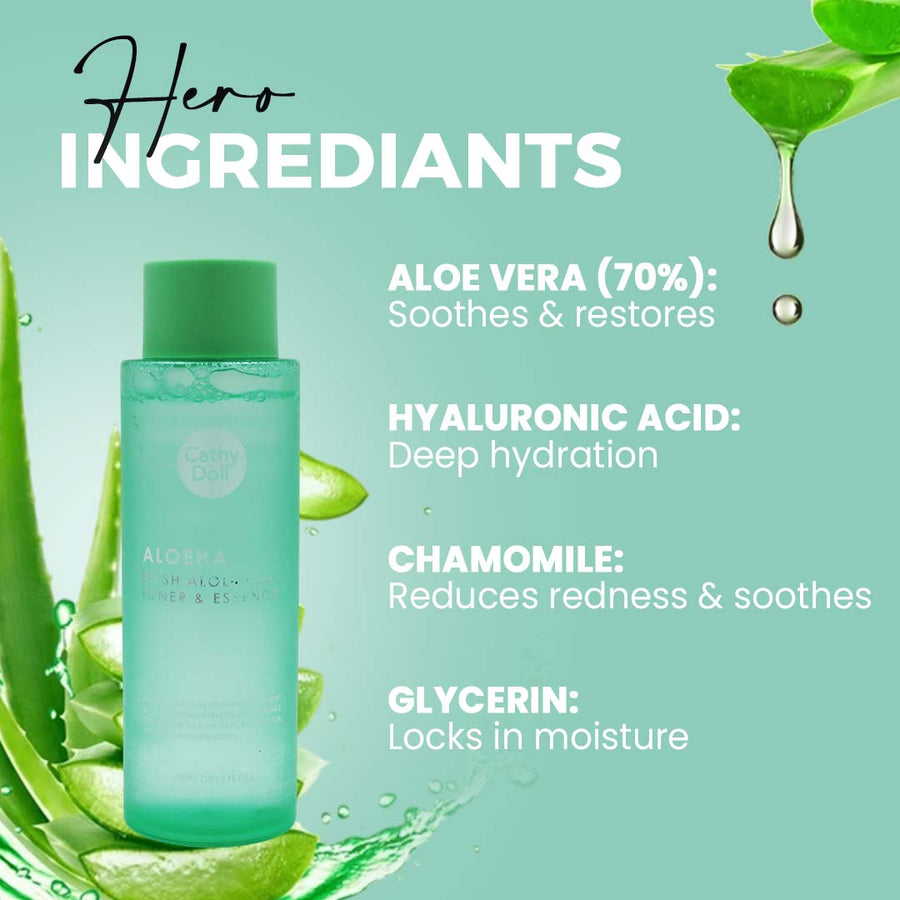 Fresh Aloe Vera Toner & Essence
