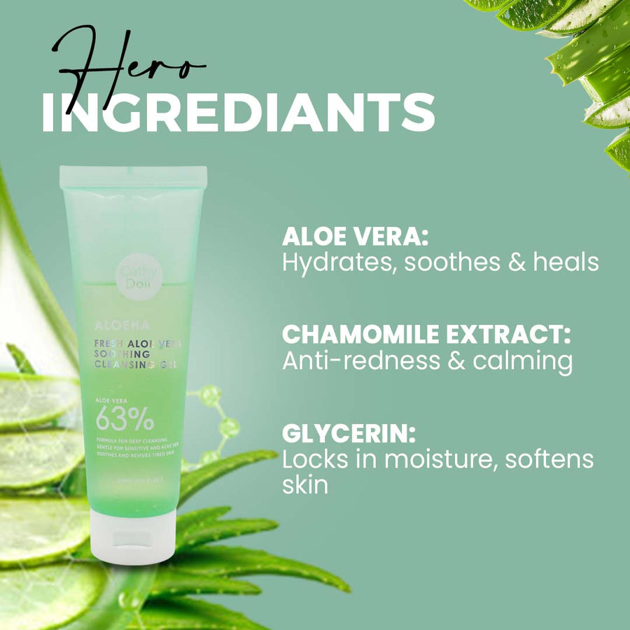 Fresh Aloe Vera Soothing Cleansing Gel