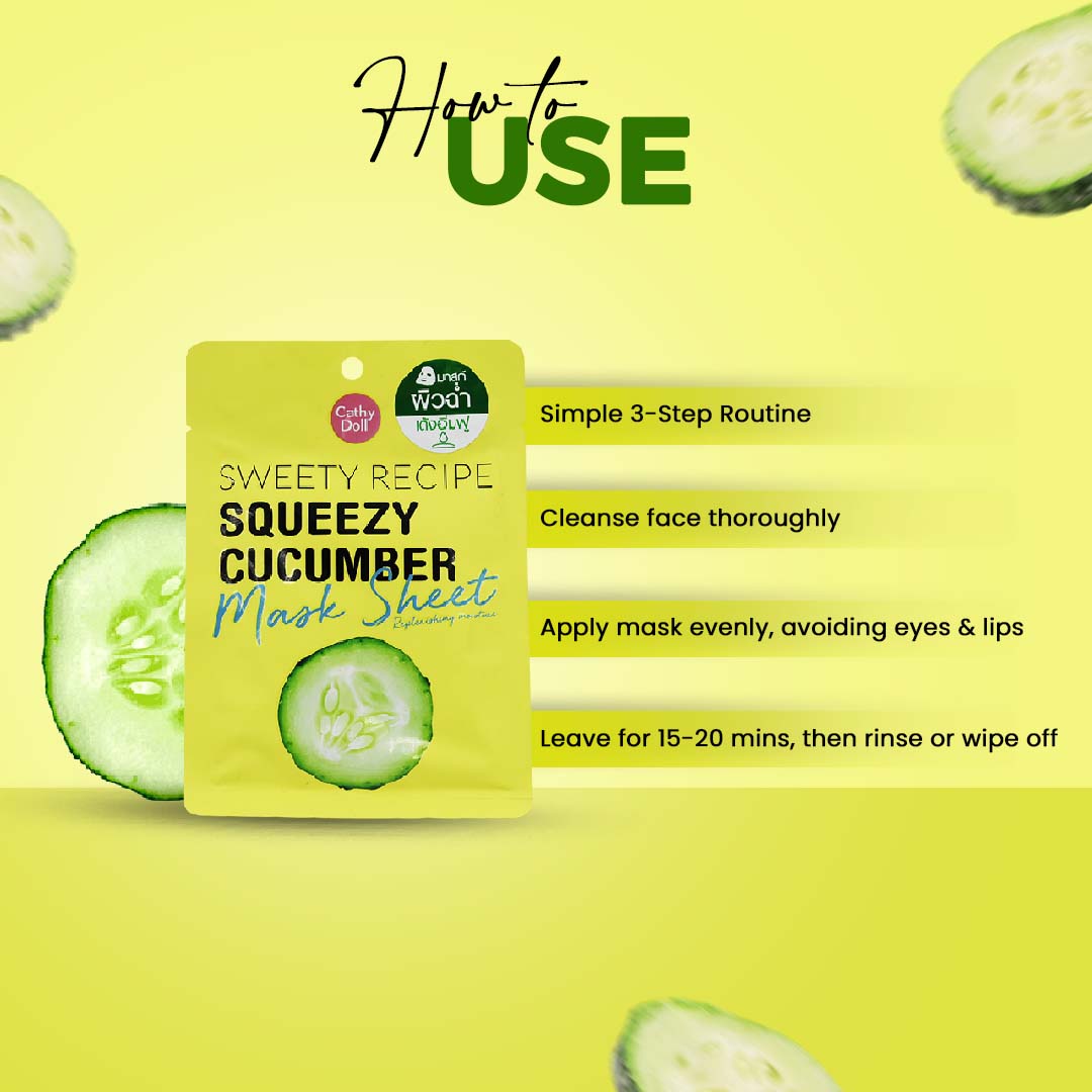 Squeezy Cucumber Mask