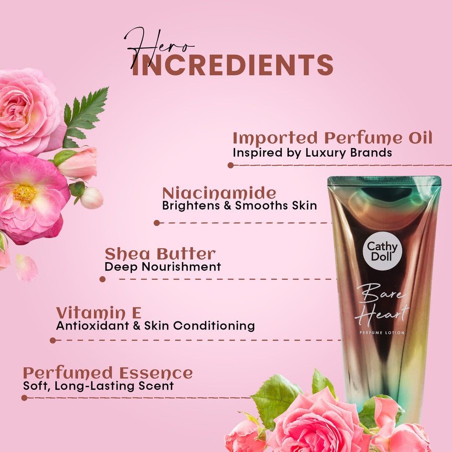 Bare heart Perfume lotion