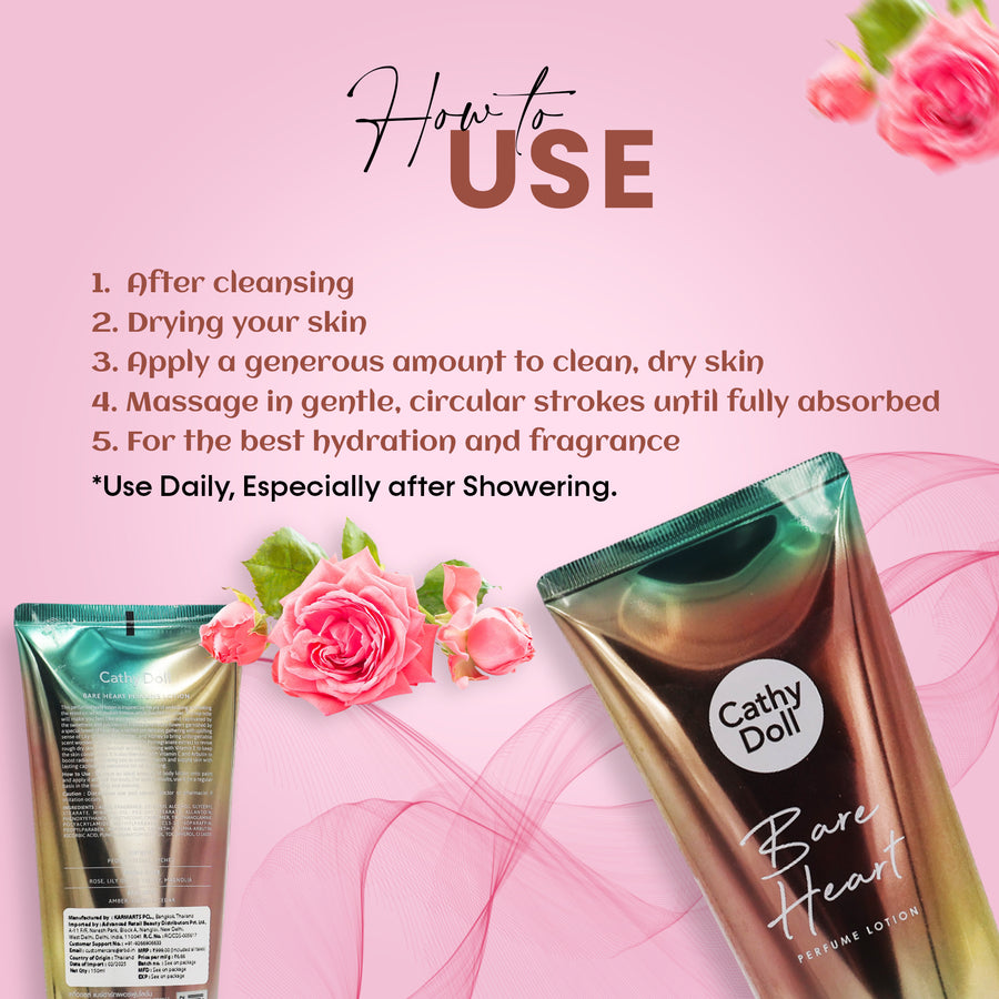 Bare heart Perfume lotion