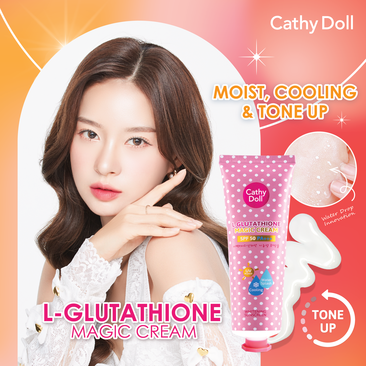 Korean Moisturizer SPF50 | Magic Cream Cathy Doll Store Korean Moisturizer SPF50 | Magic Cream Cathy Doll Store