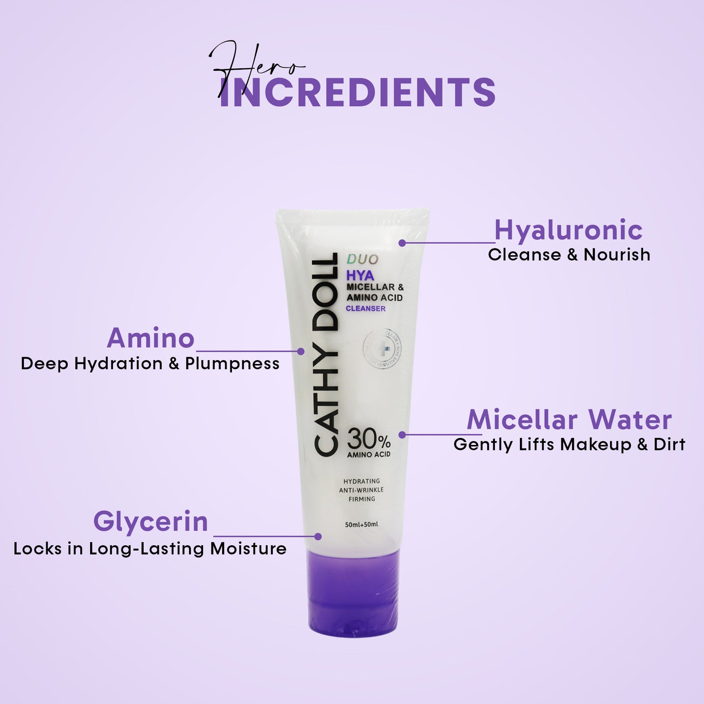 Duo Hya Micellar & Amino Acid Cleanser
