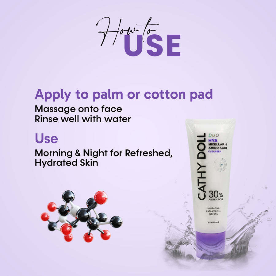 Duo Hya Micellar & Amino Acid Cleanser
