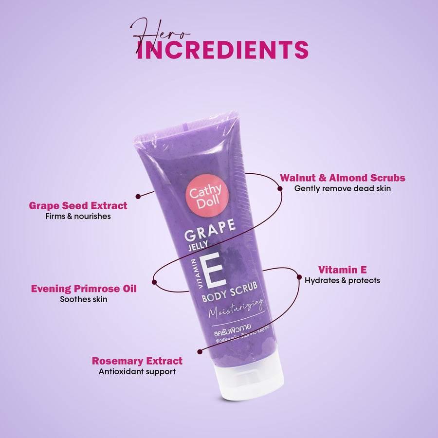 Grape Jelly Vitamin E Body Scrub