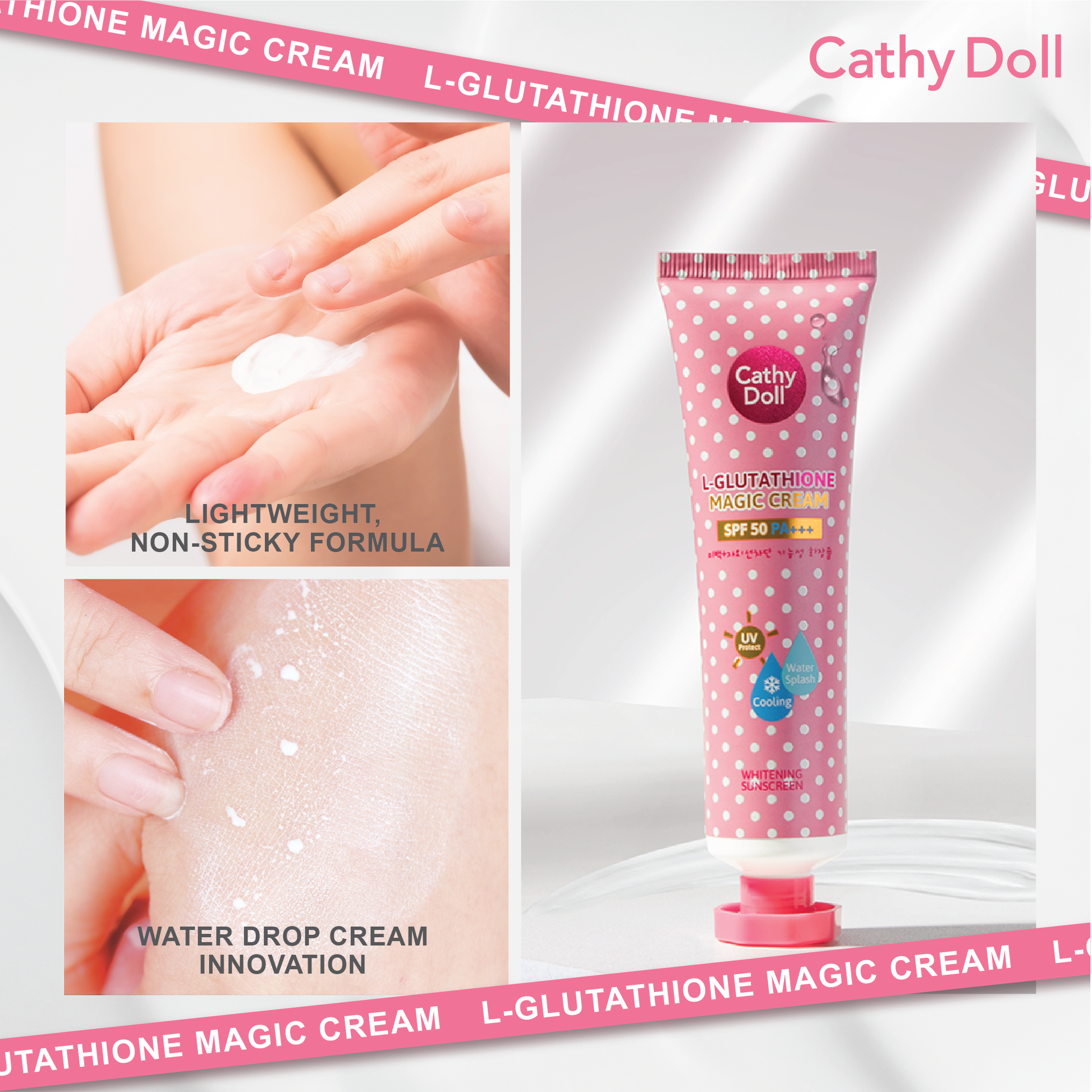 Korean Moisturizer SPF50 | Magic Cream Cathy Doll Store Korean Moisturizer SPF50 | Magic Cream Cathy Doll Store