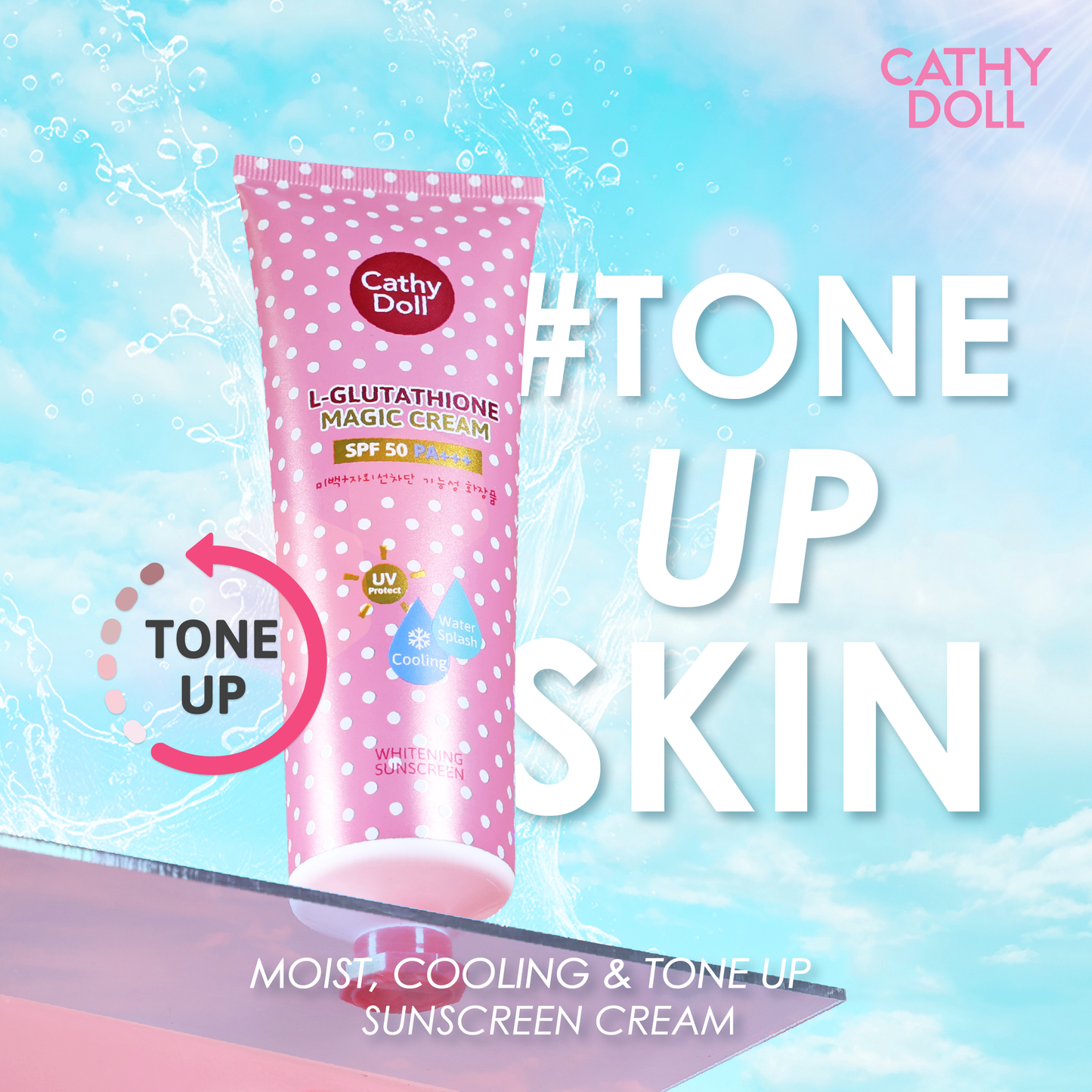 L-Glutathione Magic Cream SPF50 PA+++