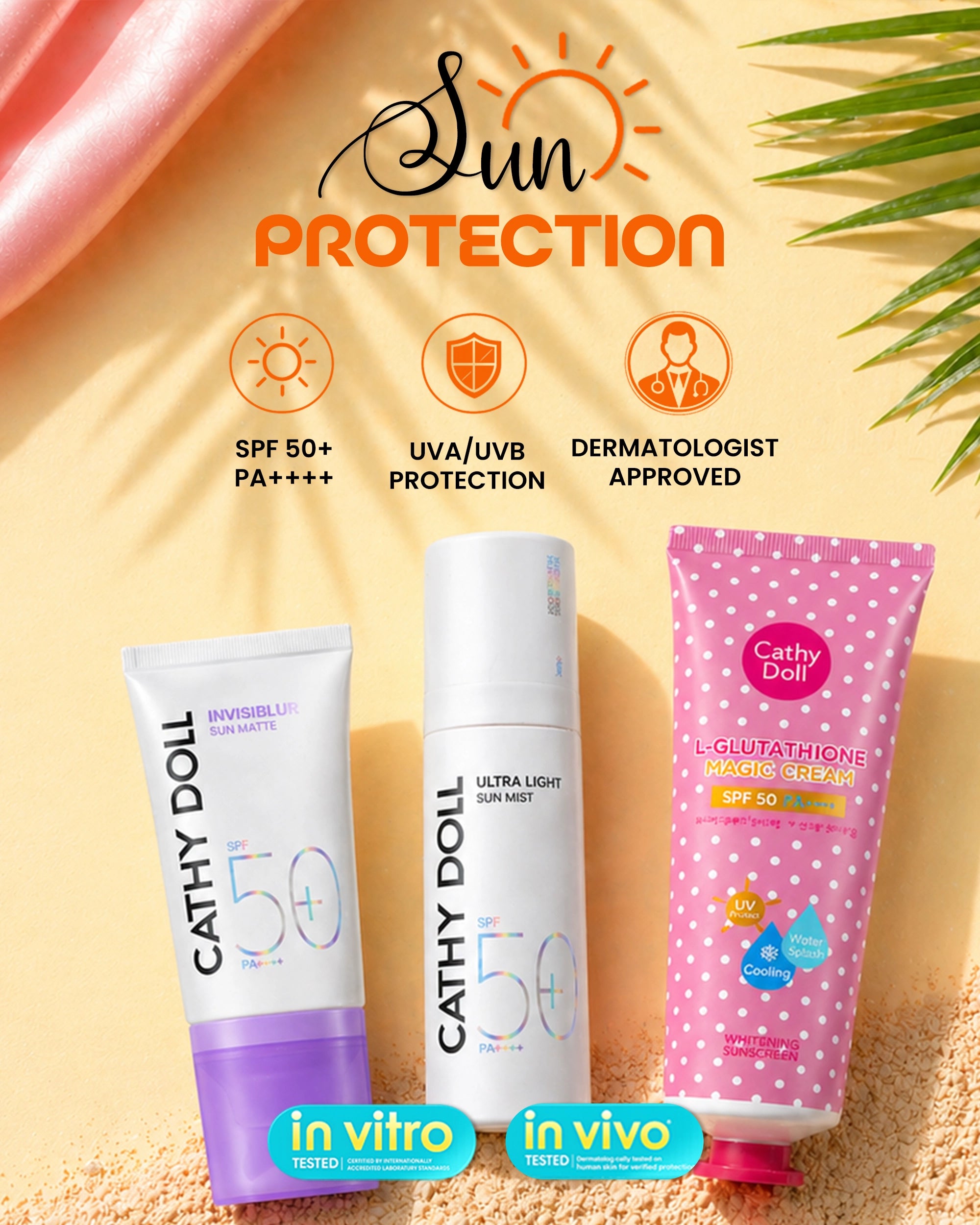 cathy doll bb cream l-glutathione spf 59 Magic 50 Whitening Sunscreen 138ml : Beauty & Personal Care Haven't done a skincare video