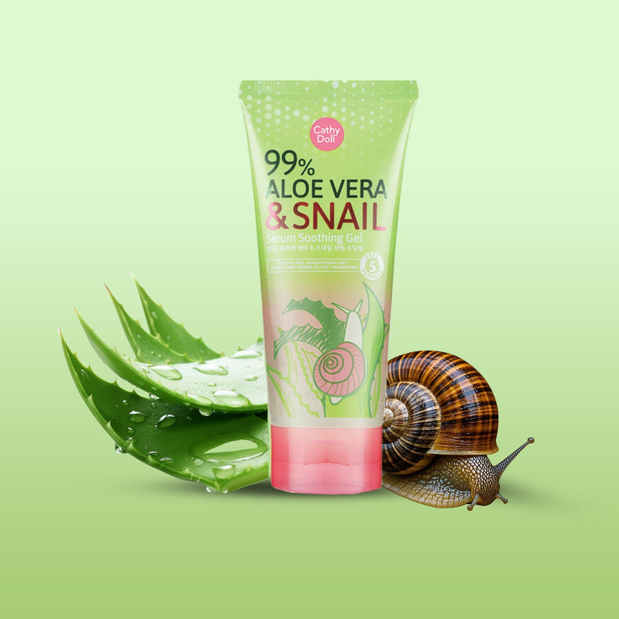 99% Aloe Vera & Snail Serum Soothing Gel