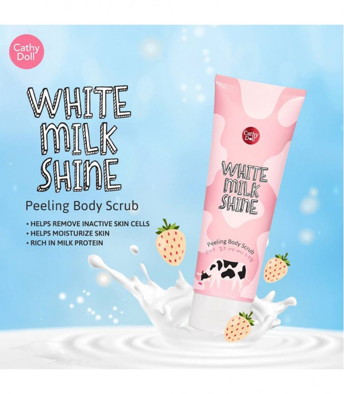 White Milk Shine Peeling Body Scrub