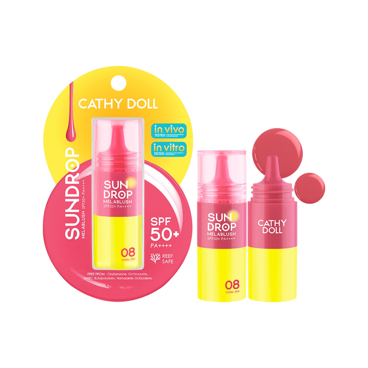 Sundrop Melablush SPF50+ PA++++ – Liquid Blush + Sunscreen