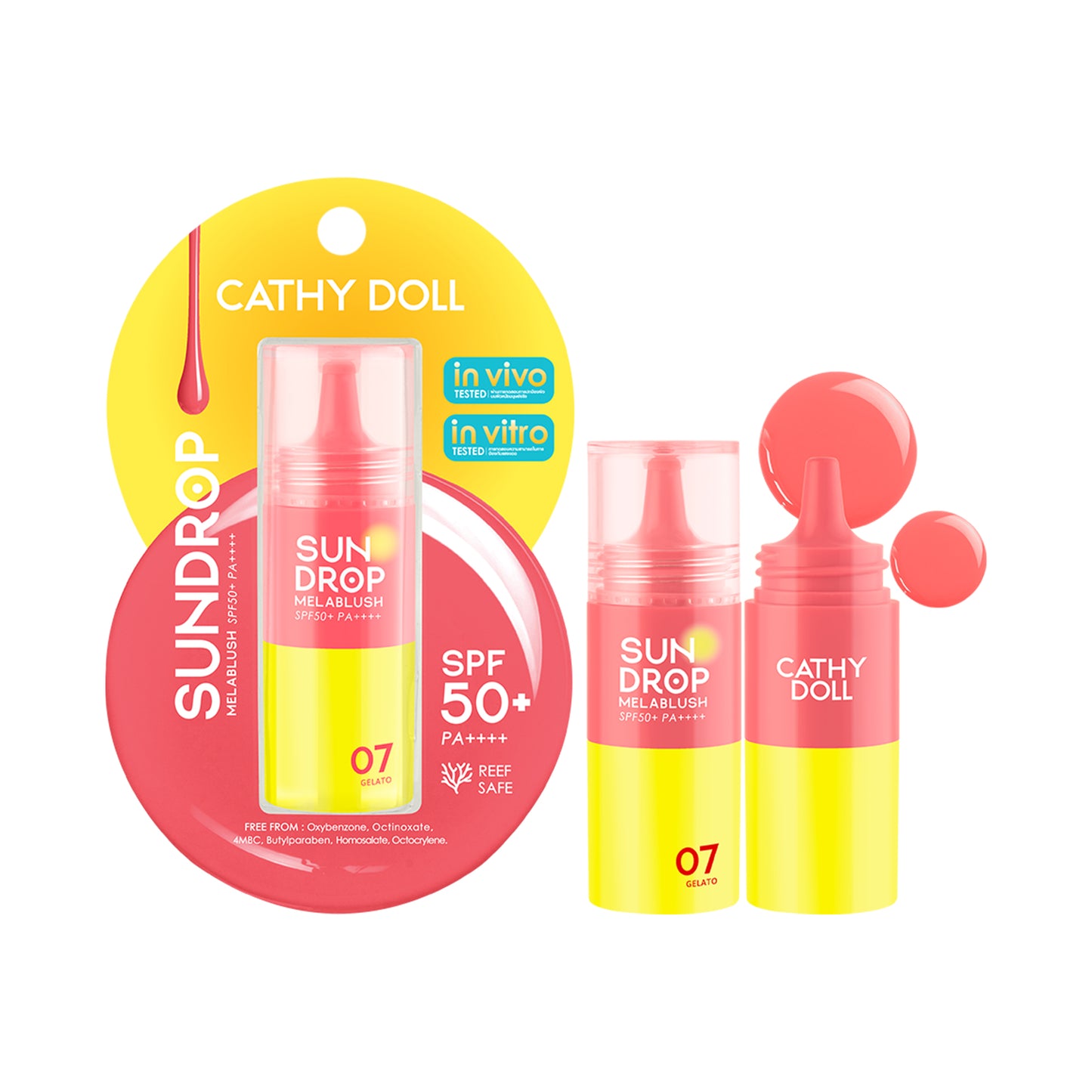 Sundrop Melablush SPF50+ PA++++ – Liquid Blush + Sunscreen