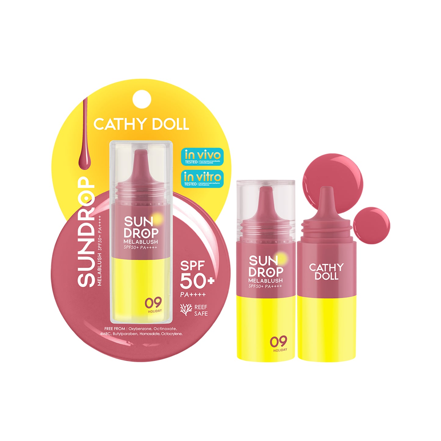 Sundrop Melablush SPF50+ PA++++ – Liquid Blush + Sunscreen