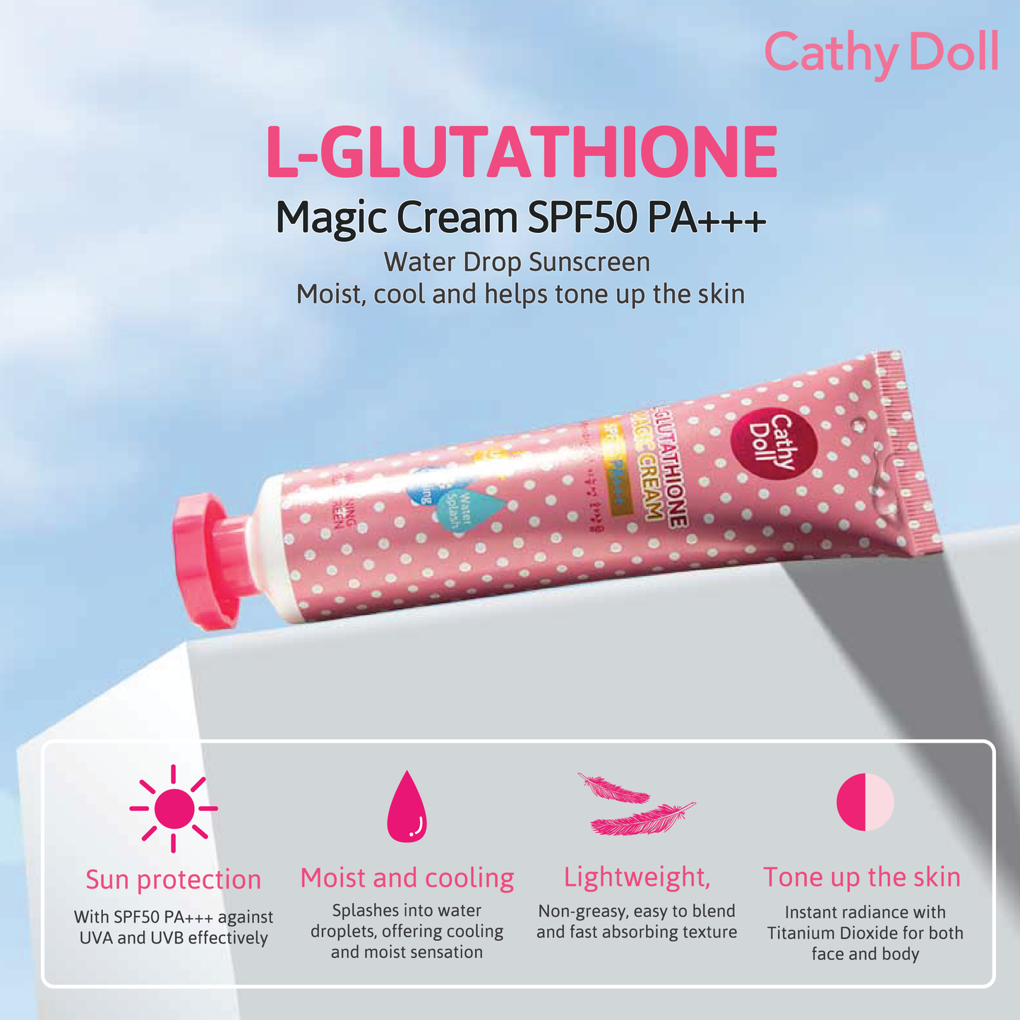 L-Glutathione Magic Cream SPF50 PA+++