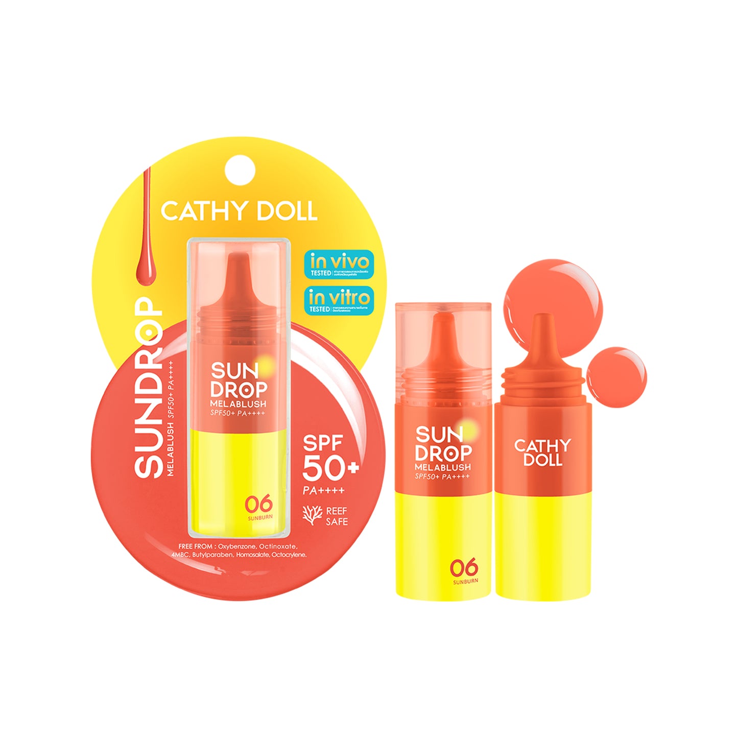 Sundrop Melablush SPF50+ PA++++ – Liquid Blush + Sunscreen